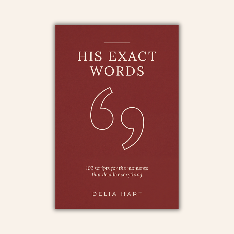 His Exact Words — by Delia Hart (Instant Download)